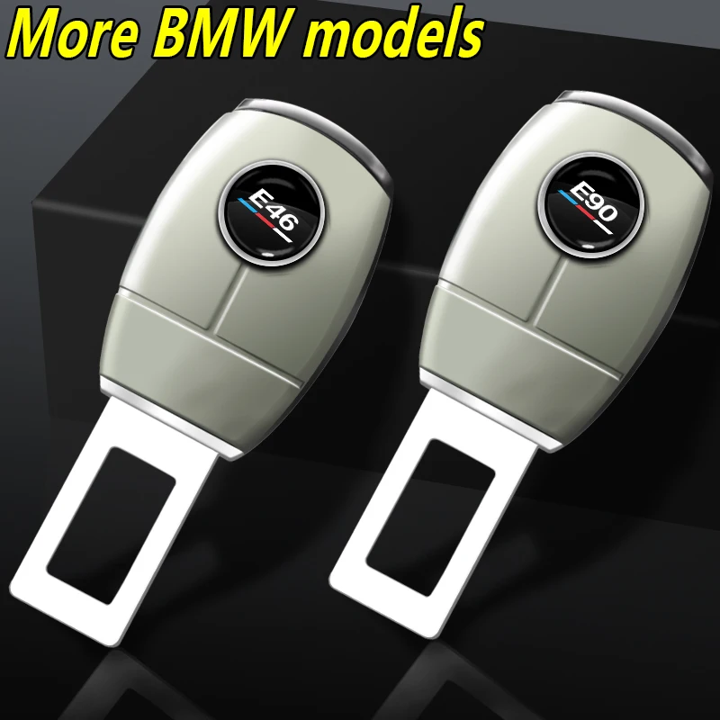 

1pcs Car Seat Belt Clip Extender Plug Buckle Clip Auto Interior For BMW M E34 E36 E39 E46 E53 E60 E61 E90 Serie 1 Performance