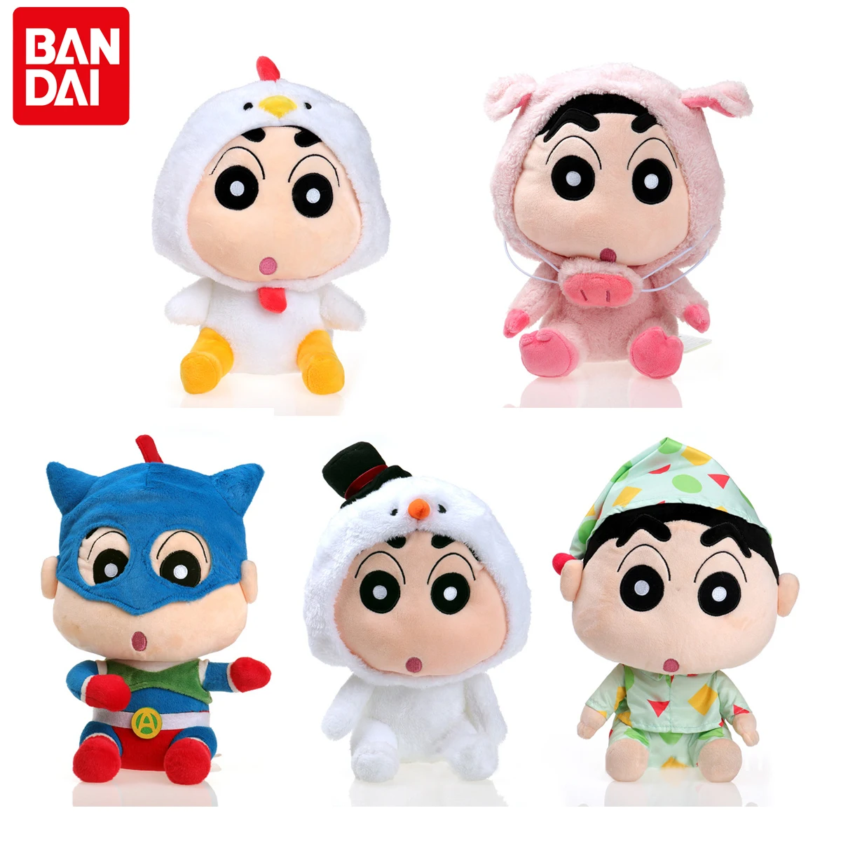 

25CM Anime Crayon Shin Chan Dress Up Series Cartoon Stuffed Plush Toys Nohara Shinnosuke Kawaii Plushies Doll Kids Birthday Gift