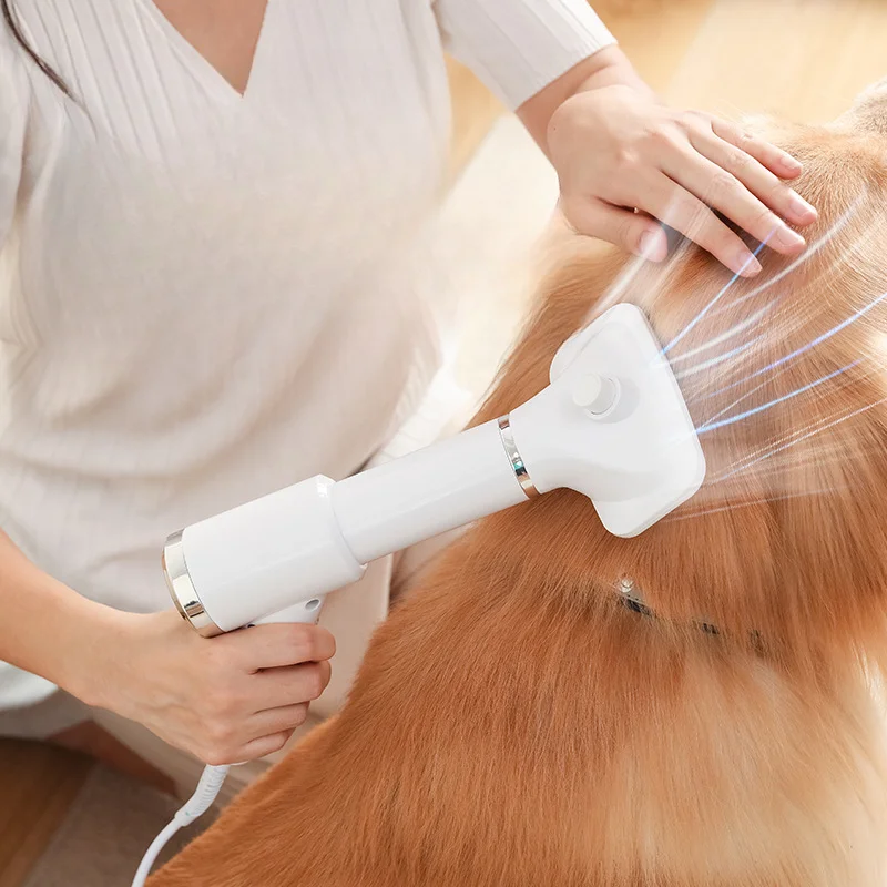 

2-In-1 Pet Dog Dryer Quiet Dog Hair Dryers and Comb Brush Grooming Kitten Cat Hair Comb Puppy Fur Blower Adjustable Temprature