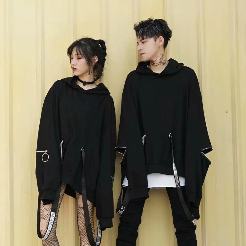 

2023New Loose Hoodies Sweatshirt Hiphop Popular Japan Long-Sleeved Pullover Men and Women Couple's Rock Large Size Autumn To
