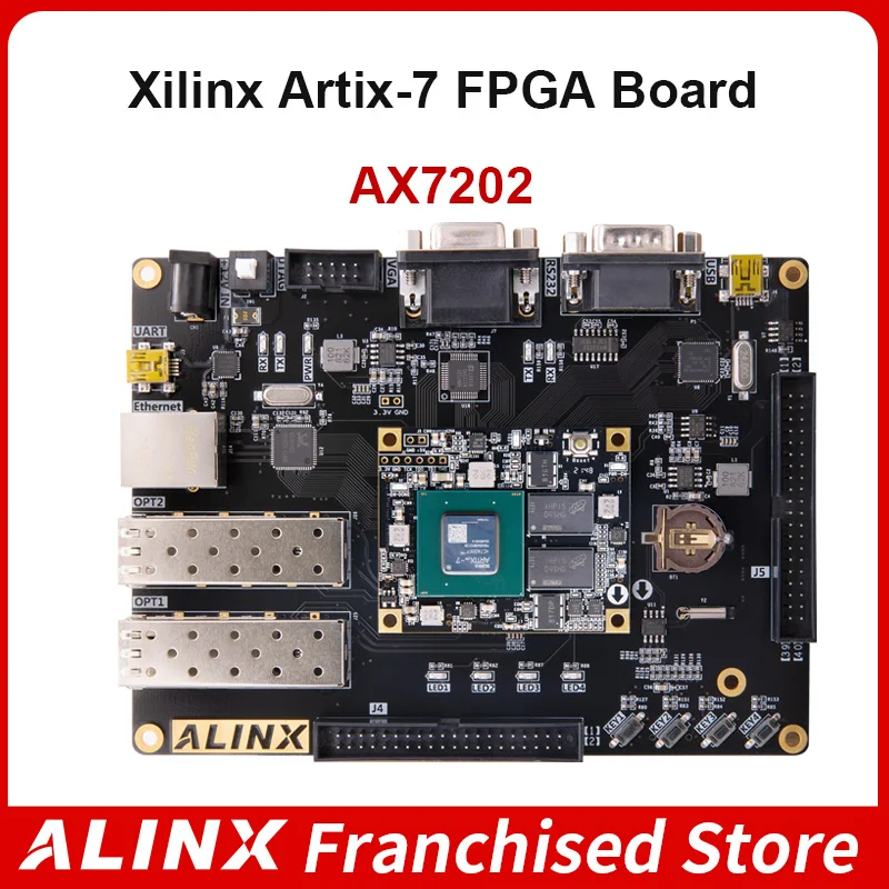 ALINX AX7202 XILINX Artix-7 XC7A200T FPGA Development Board 200T SoM SFP Gigabit Ethernet VGA Evaluation Card