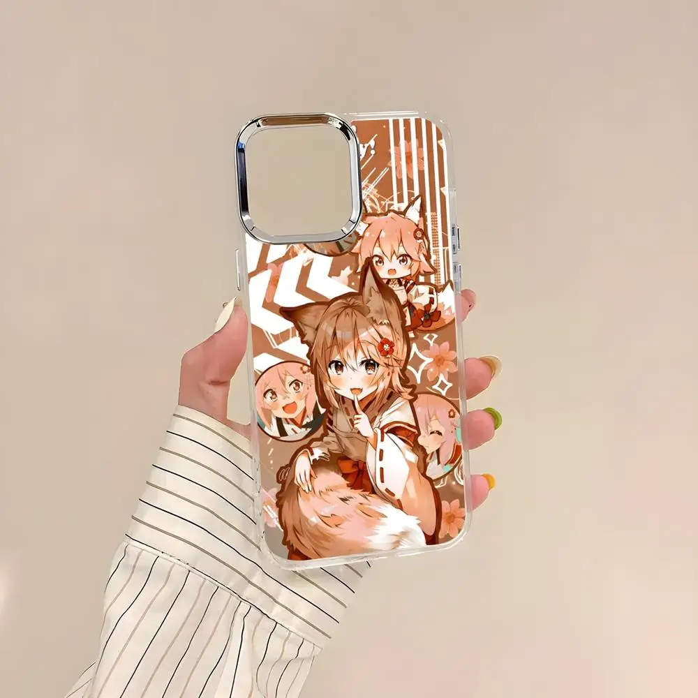 Чехол для телефона The Helpful Fox Senko San для iPhone 17 Air 17e 16 15 14 13 12 11 Pro Max Plus, прозрачный, мягкий (art.: 3920dc6e56100) - 3920dc6e56100