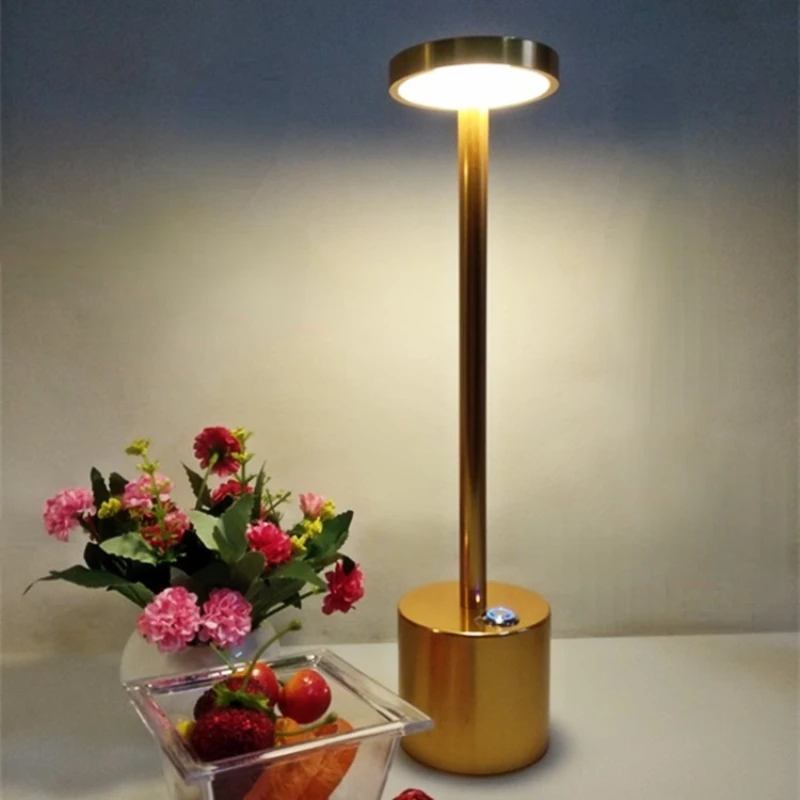 Беспроводная Настольная лампа с сенсорным управлением трехуровневый светильник