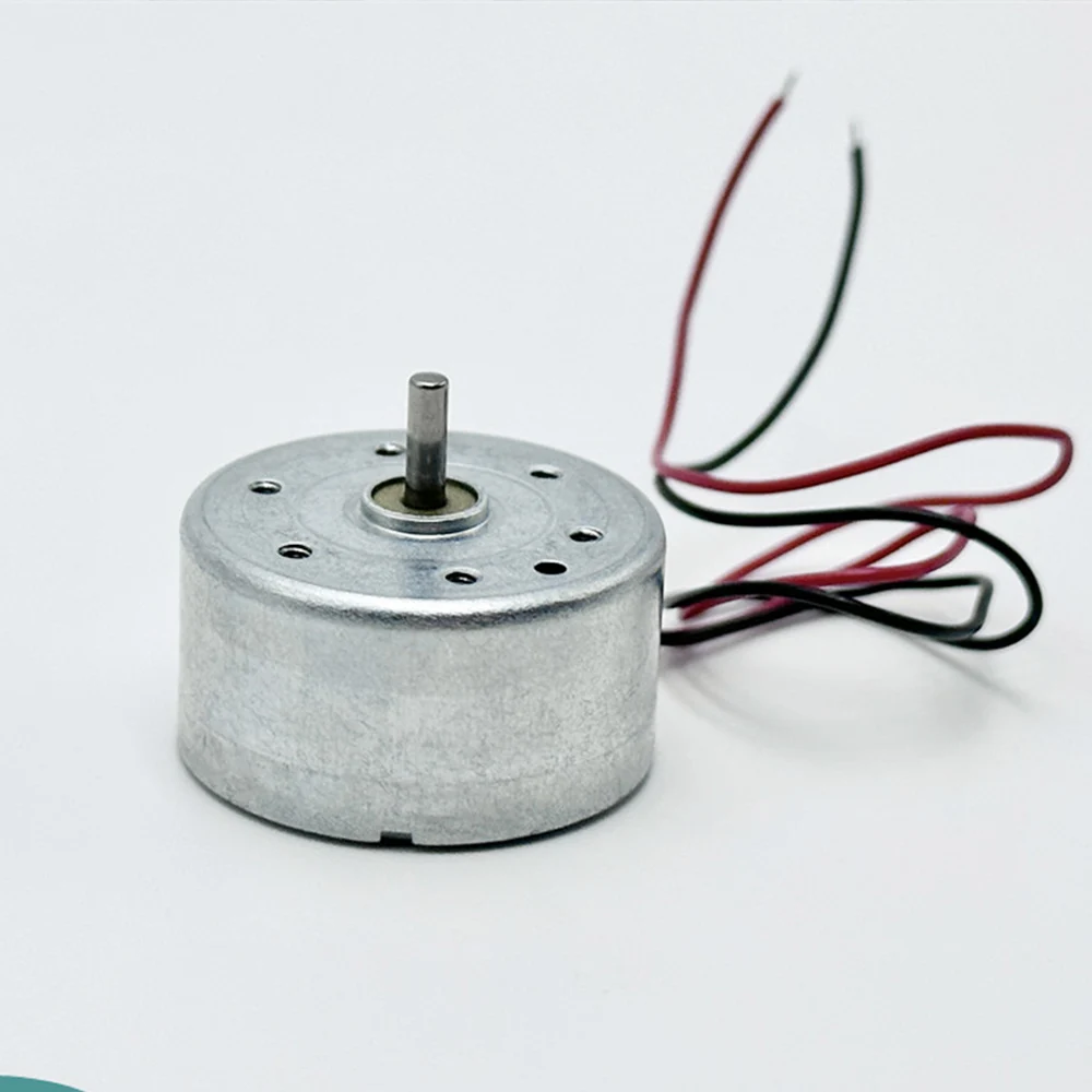 RF-300-12350 24mm Round Motor DC 1.5V 3V 4.5V 5V 6V DC Micro Mini 300 Motor for Solar Panel Low Noise DIY Toys Model