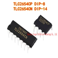 tlc2654cp dip 8 tlc2654cn dip 14 imported ti chip original analog to digital converter chip in line ic