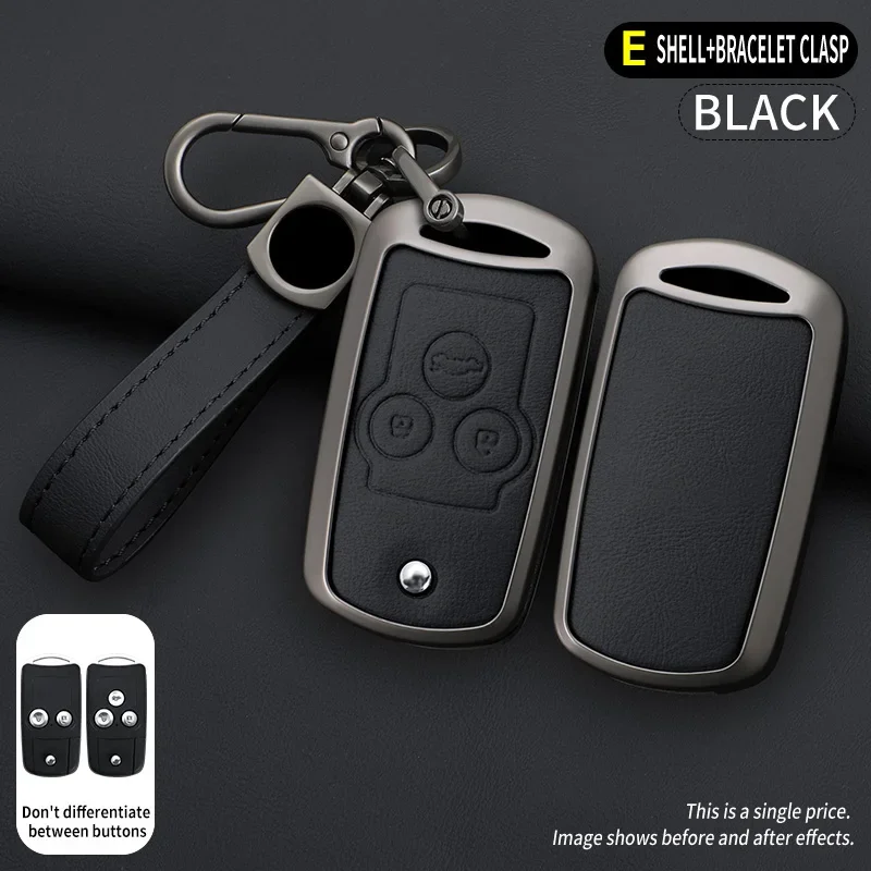 

Чехол для автомобильного ключа из цинкового сплава для Honda Civic Fit Accord CRV HRV Jazz для Acura TL TSX ZDX RSX CRZ 2, 3