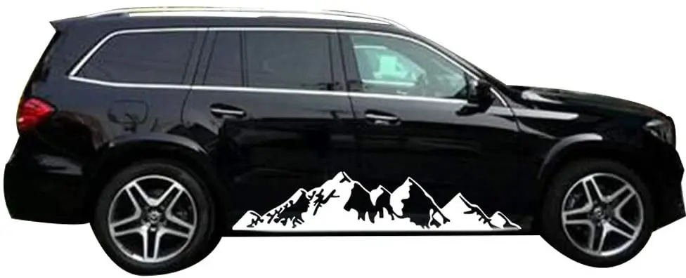 

giftcity Car Decals- 1 Set Mountain Decal -Car Sticker Decals, Car Decal Vinyl Car Body Decal for Car/Truck/SUV/Jeep Wrangler, U
