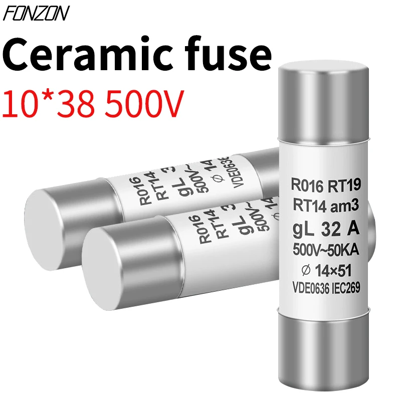 

Керамические предохранители RO15 20 шт.