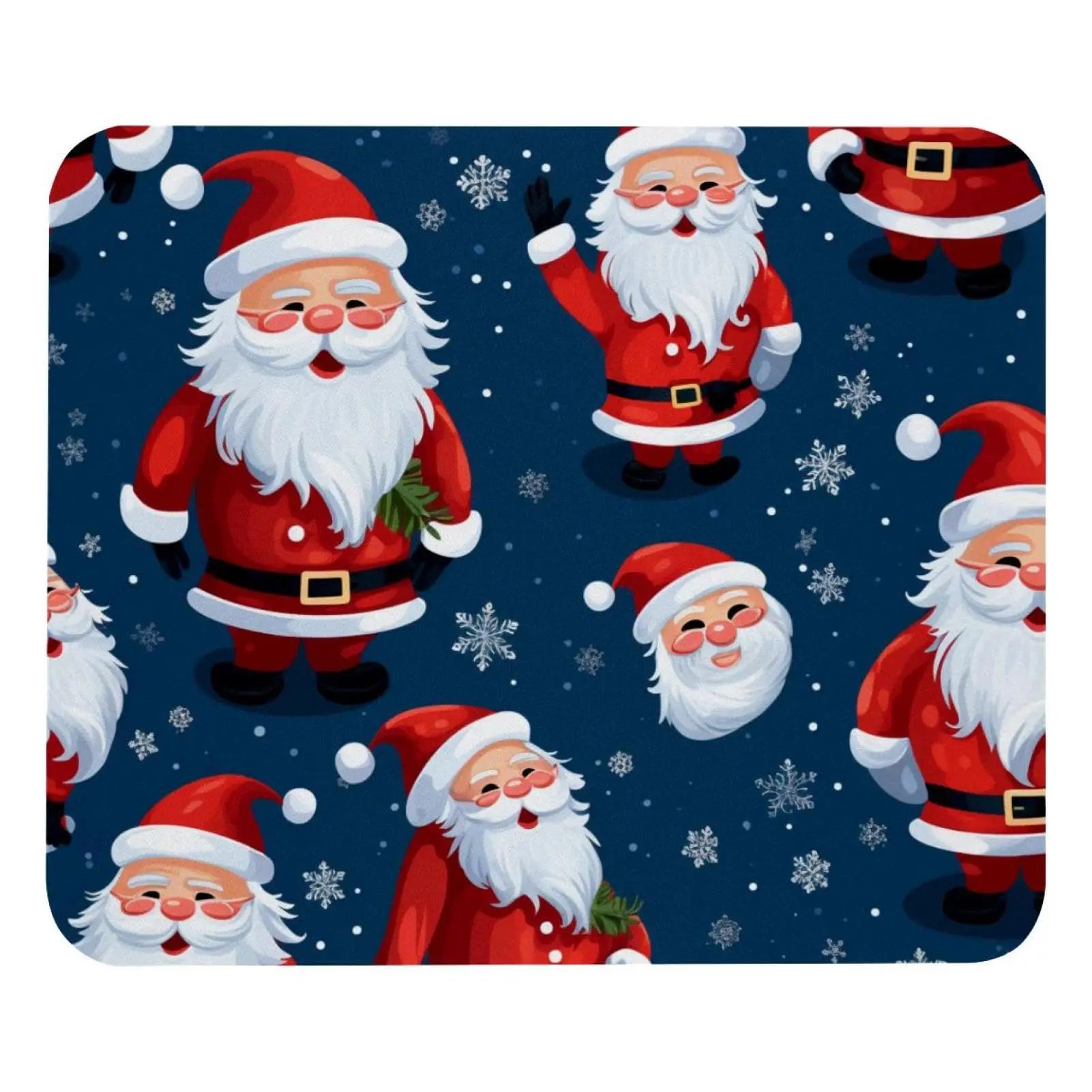 Лидер продаж милые рождественские квадратные коврики для мыши с принтом