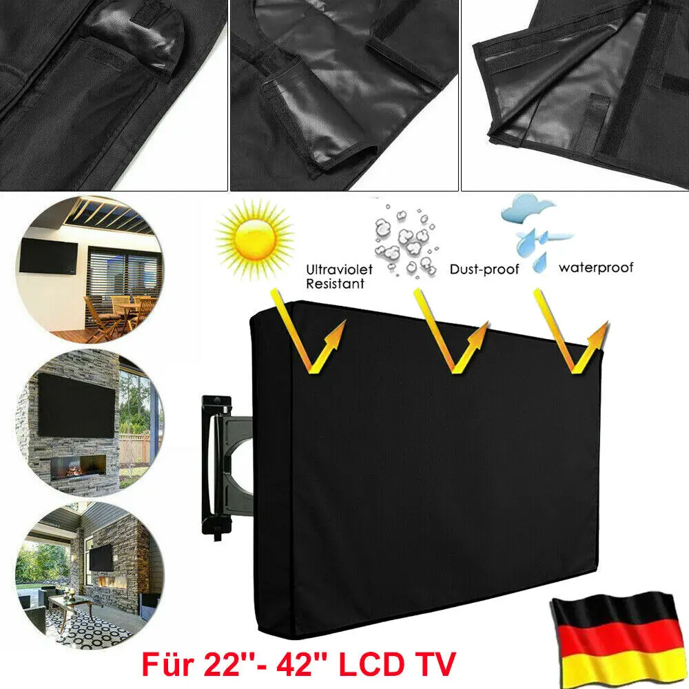 

Outdoor TV Cover For 20-42 Inch TV, Waterproof And Dustproof TV Screen Protector