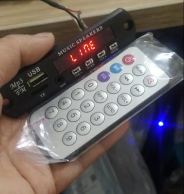 Bluetooth-декодер FM-радио мобильный вытяжной сабвуфер Фотокарта плата аудиодекодера