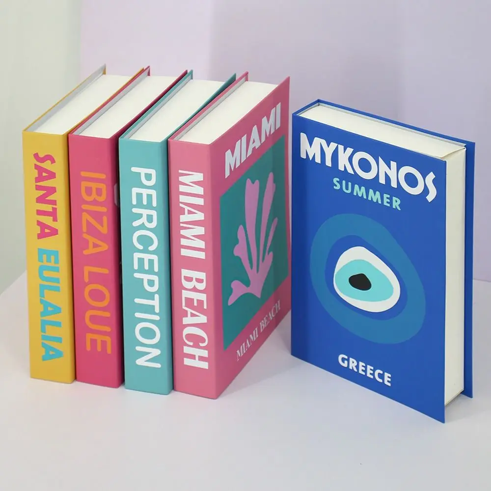 

Thickened Artistic Atmosphere Easy Use Holiday Style Simulation Book Fake Books Book Storage Box Prop Books Model