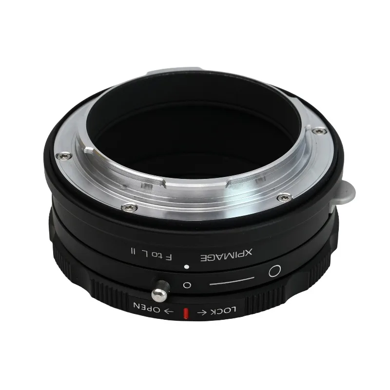 Фото Адаптер XPimage F-L с фиксатором для объективов Nikon Auto AIS F G Manual на Leica SL2 CL TL Panasonic L Port №1