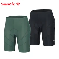 santic cycling shorts ride shorts 4d pad shockproof mens mtb cycling sports outdoor reflective non slip us size