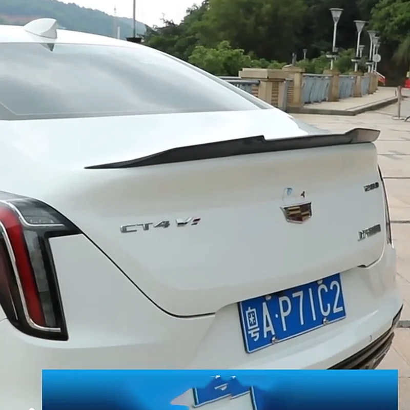 Спойлер для Cadillac CT4 2019-2023 материал ABS спойлер на крышку багажника автомобиля