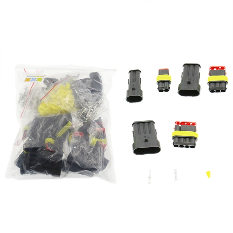 

15PCS Waterproof Connector 2P3P4P 5 Each