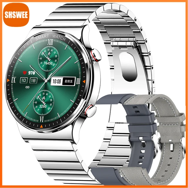 

For Xiaomi Huawei 1.39 inch Smart Watches Men Bluetooth Call IP68 Waterproof music player link Bluetooth headset Smartwatch Men