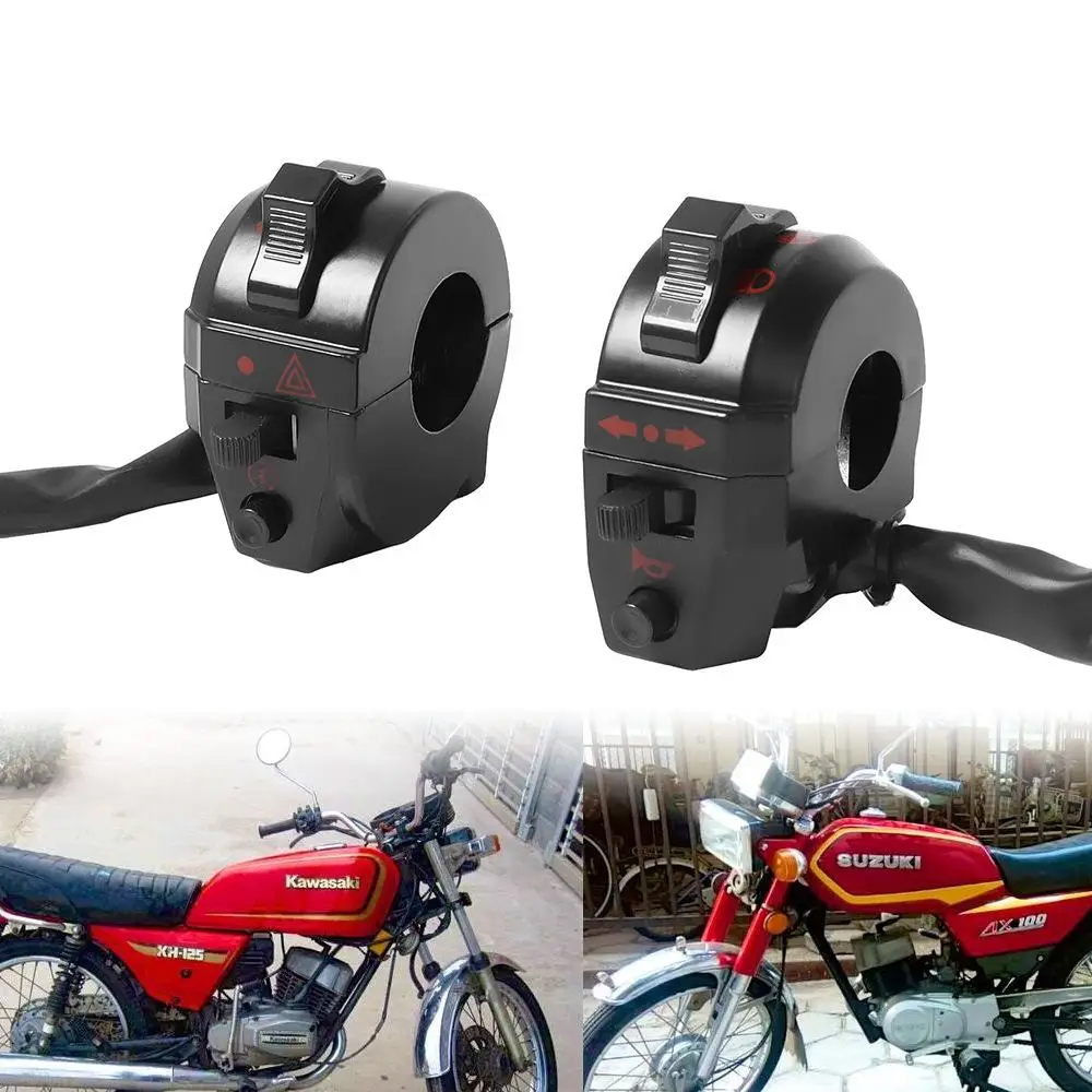 

1 Set Motorcycle Handlebar Control Switch High/low Beam Light Turn Signal Horn Switches Accessories For Rusi150 Cg125