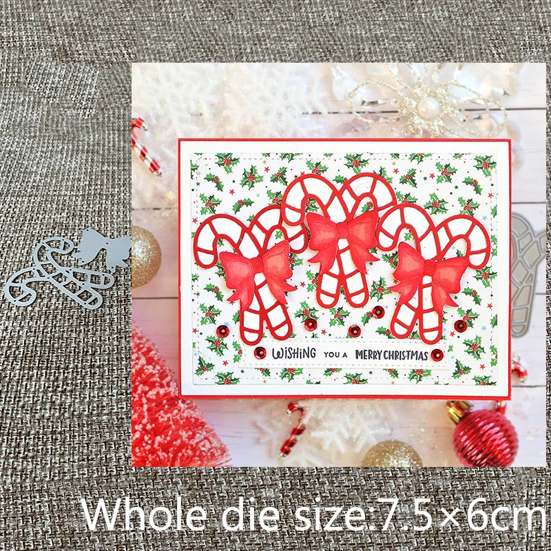 

Новый дизайн, металлический трафарет для рукоделия, пресс-формы, Рождественское украшение из тростника, высечки для альбома, бумаги, тиснения