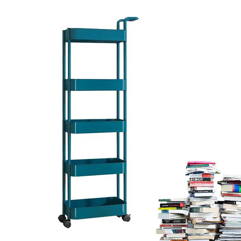 

Organizer Cart With Wheels Rolling Spacious Storage Carts For Kitchens Toilets Home Decor Products For Daily Necessities Books