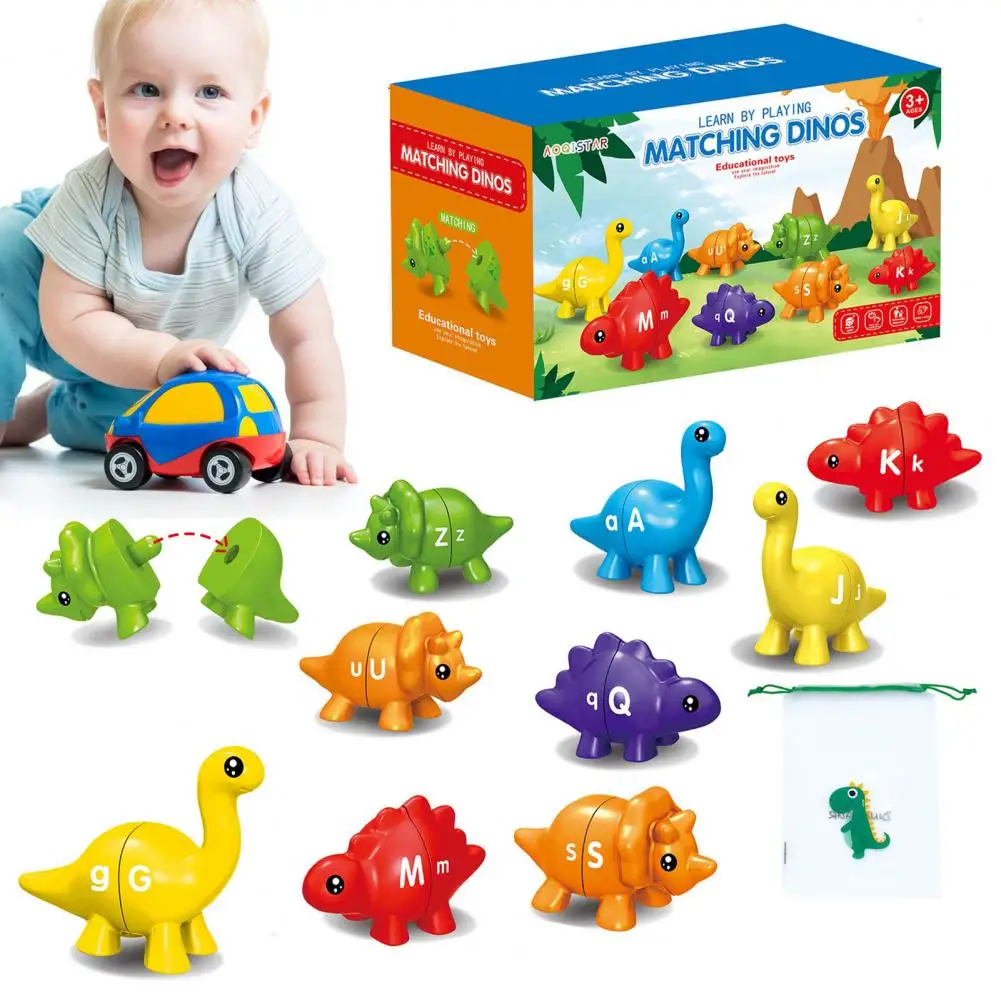 

Abc Letter Matching Game Educational Dinosaur Toys for Toddlers Alphabet Learning Games Cognition Sorting Abilities for Boys