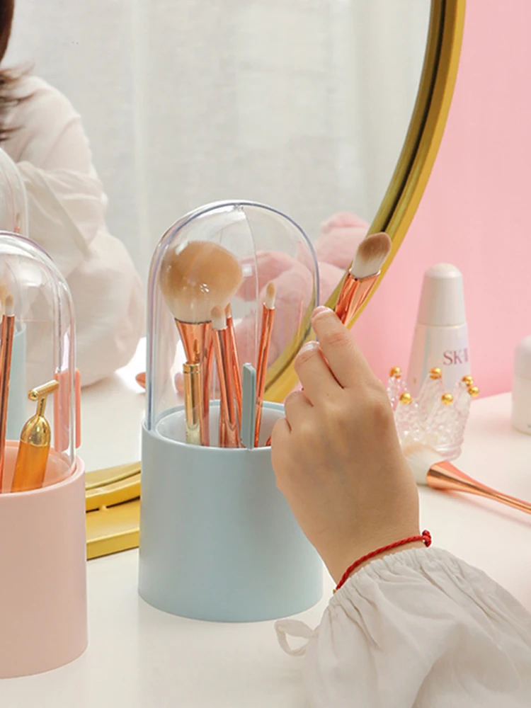 

Женский Прозрачный чехол для хранения косметических кистей