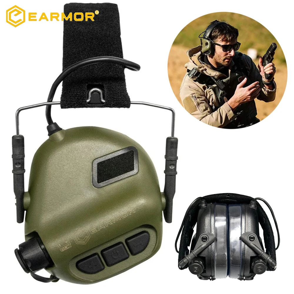 

EARMOR M31 MOD3 Tactical Headphones Shooting Hearing Protection Headphones Pickup Noise Canceling Earmuffs Portable Anti-Fall
