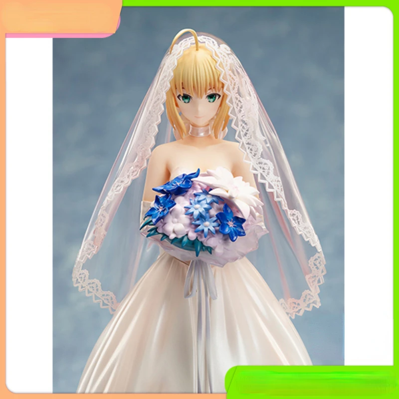 

Game Anime peripheral figure Fate/stay night Altria Pendragon 10th anniversary Royal Dress Wedding Dress beautiful bride hand do