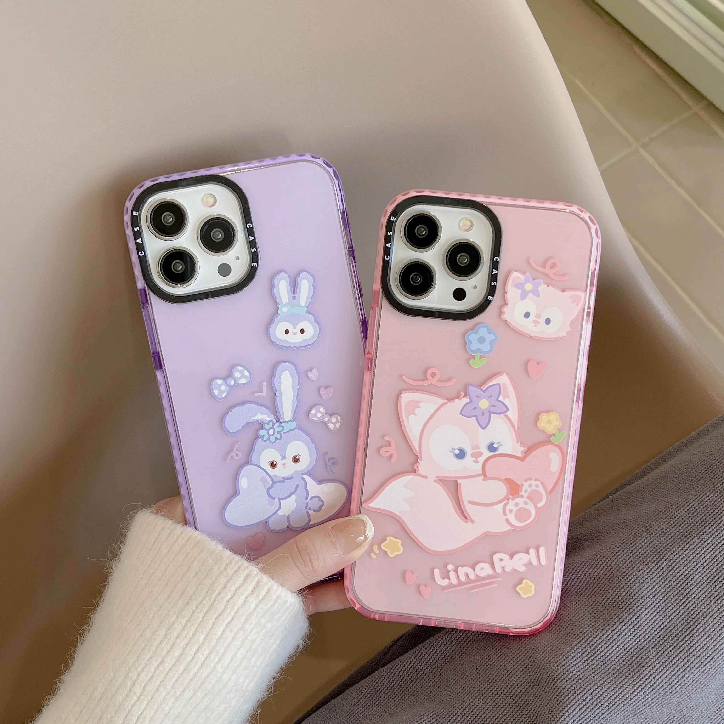 

Cartoon Cute Disney LinaBell Stella Phone Case For iPhone 14 13 12 11 Pro Max XR XS MAX 8 X 7 SE Lady Girl Shockproof Soft Shell
