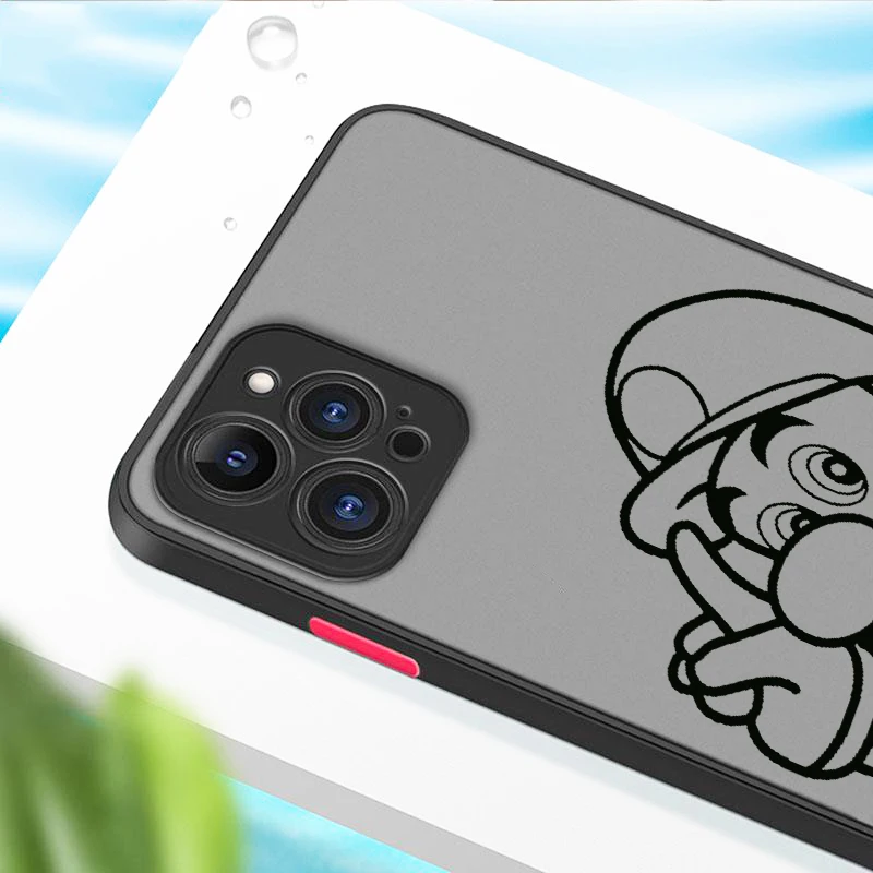 Матовый полупрозрачный чехол для Apple iPhone 16 15 14 13 12 11 XS XR X Pro Max Plus Mini