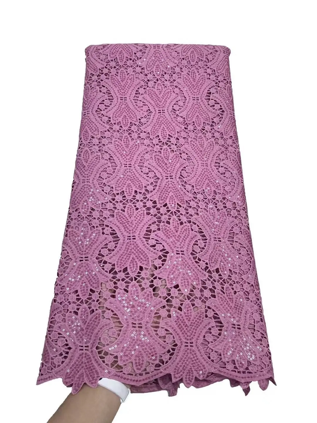 Новейшая африканская кружевная ткань 2022 Высококачественная вышитая с блестками