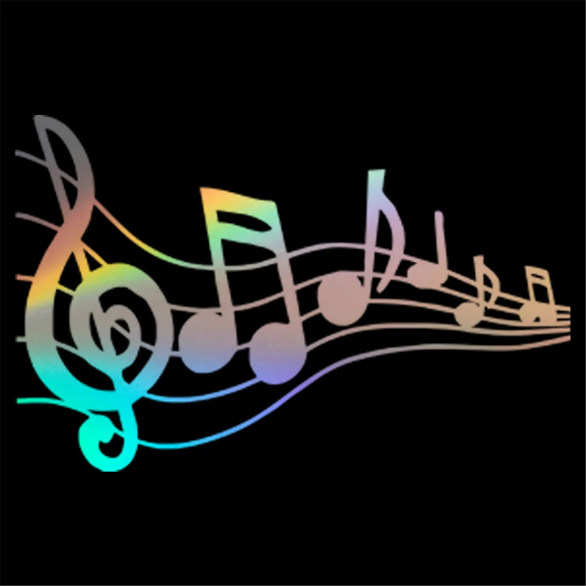 

Musical Notes Decal Creative Car Sticker for Car Window Piano Guitar Wall Laptop Vinyl Sticker Decor Gift,17CM*11CM