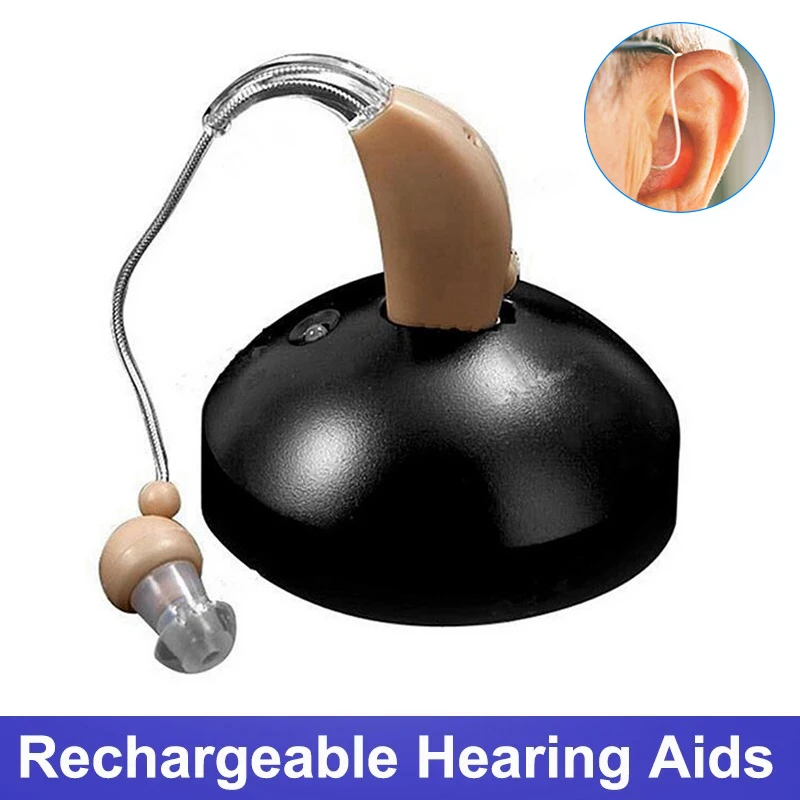 

Невидимый мини-слуховой аппарат, перезаряжаемый слуховой аппарат с зарядным устройством, усилитель звука для пожилых людей, наушники для пожилых людей