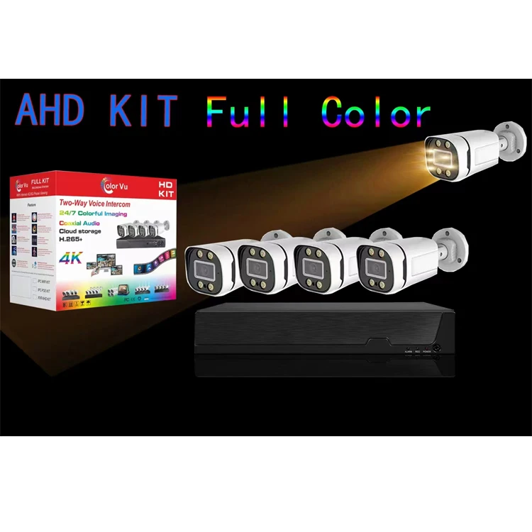 Аналоговые комплекты Camara De Seguridad Exterior 8 каналов 2 МП 5 4 канала XMEYE DVR пластиковая