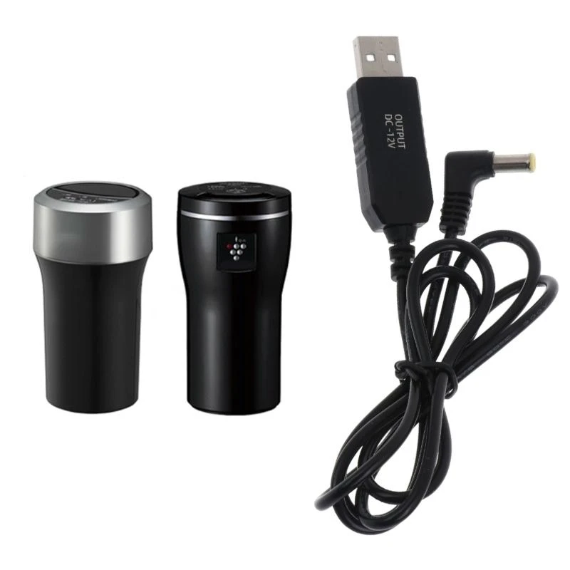 Фото USB-кабель для повышения напряжения от 5 В до 12 В постоянного тока с разъемом постоянного тока 5,0x3 мм, разъем постоянного и №3