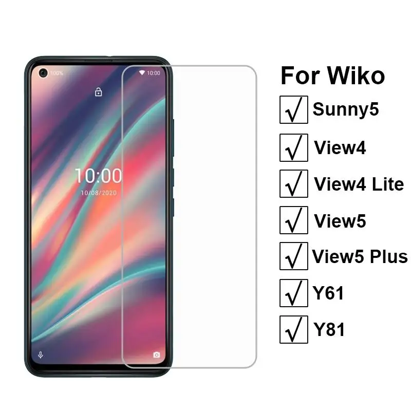 2 шт. Защита экрана для Wiko View 5 Plus 4 Lite закаленное стекло для Wiko Y61 Y81 Pelicula защитное стекло на Wiko Sunny 5 Vetro
