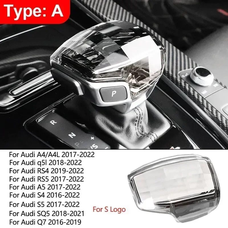 

Для Audi Crystal рычаг переключения передач A6 C8 A6L RS7 A7 Q8 S8 SQ8 Q7 RS6 A8L A4 A4L Q5L RS4 RS5 A5 S4 S5 SQ5