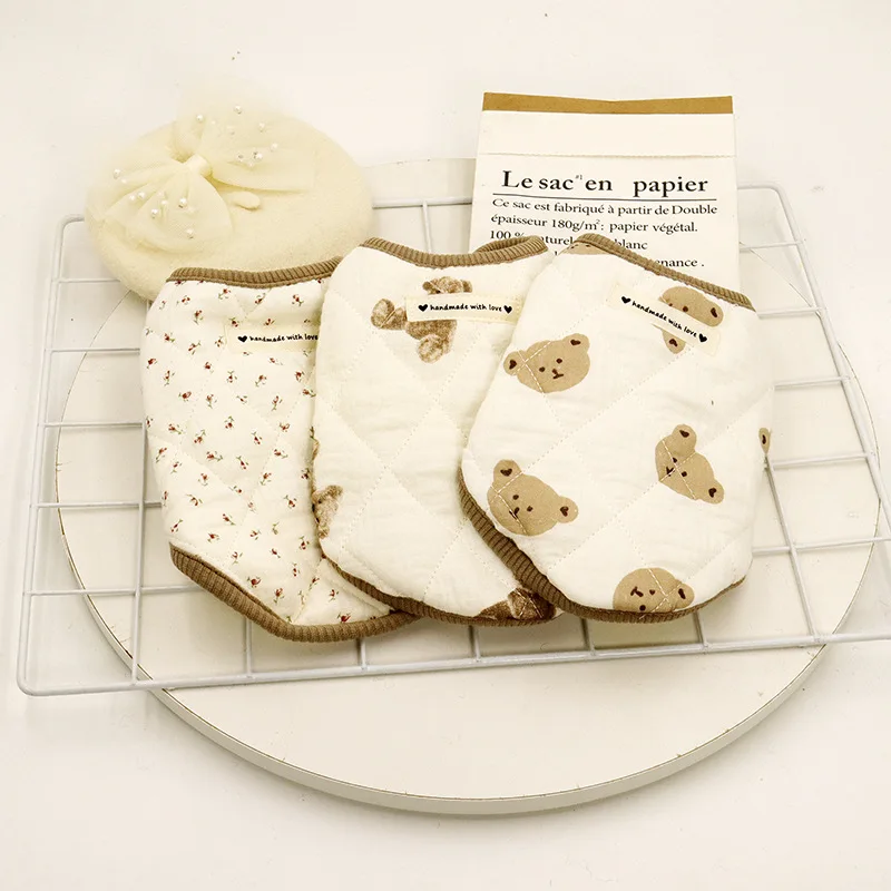 

1 PC pet cotton cats vest dog Teddy Pomeranian French Bulldog winter pet clothes indoor warm coat