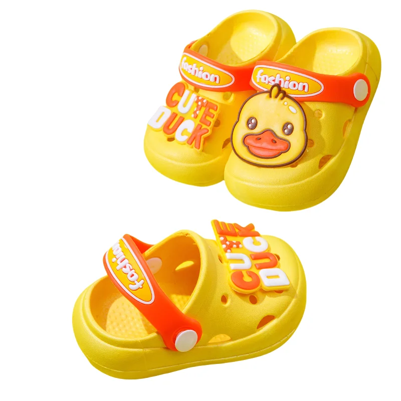 Новинка лета 2024 детские тапочки для дома Нескользящие с мягкой подошвой удобная