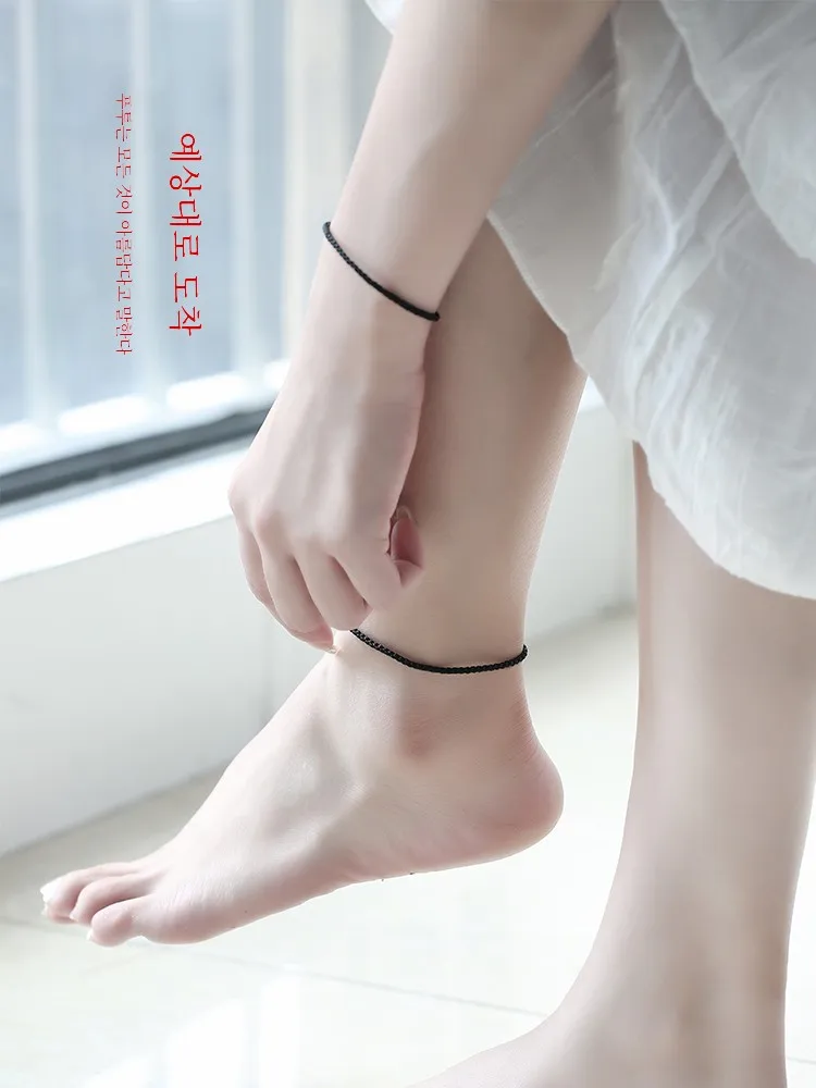 Браслет Putuo Mountain с черной веревкой женский браслет ручной работы красной