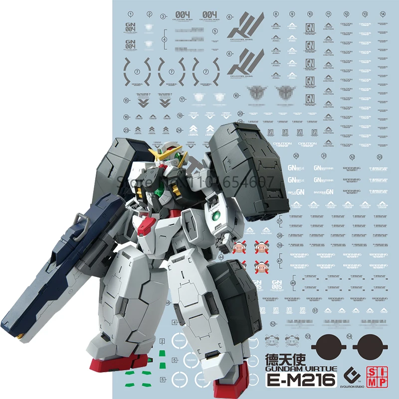 

Стикеры с флуоресцентной водой Gunpla Virtue NADLEEH MG 1/100, литые аксессуары для расширения Gunpla