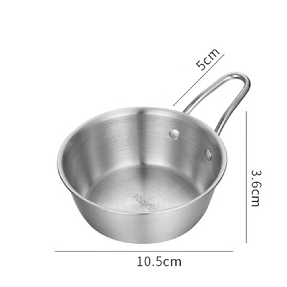 

Stainless Steel Bowl Noodle Bowl Small Soup Bowls For Children Double-layer Bowl With Anti-scald Function Seasoning Bowl