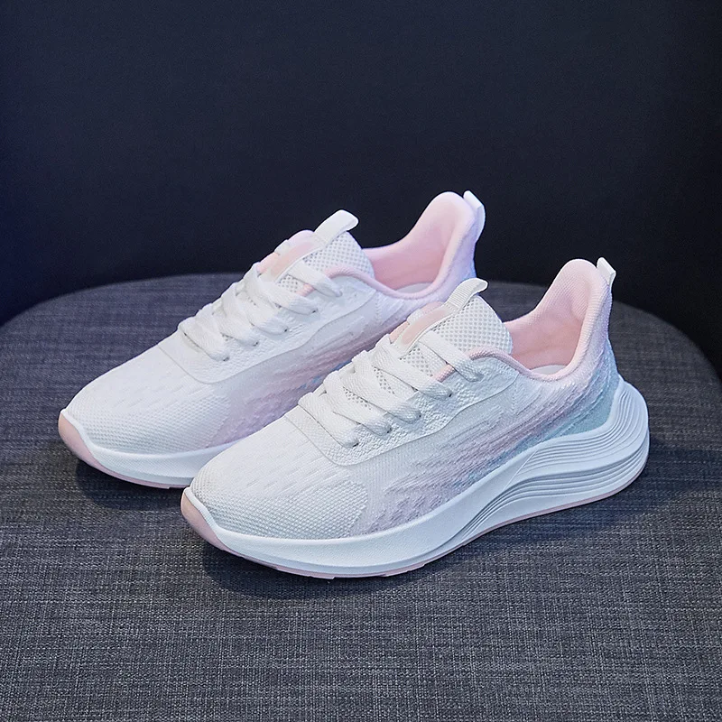 

Sneakers Women Trends 2023 New Arrivals Sports Running Shoes Tennis Female Mesh Trainers Comfort Thick Bottom Athletic Shoe