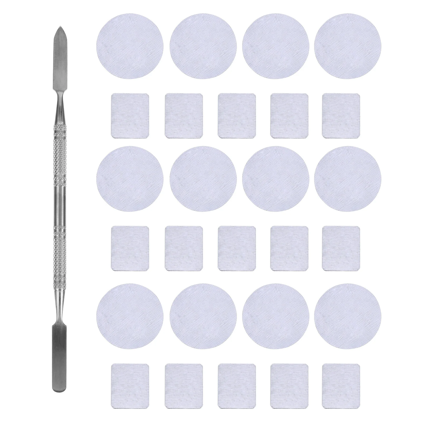 

56Pcs Metal Stickers for Eyeshadow Palettes Empty Magnetic Palettes with Spatula