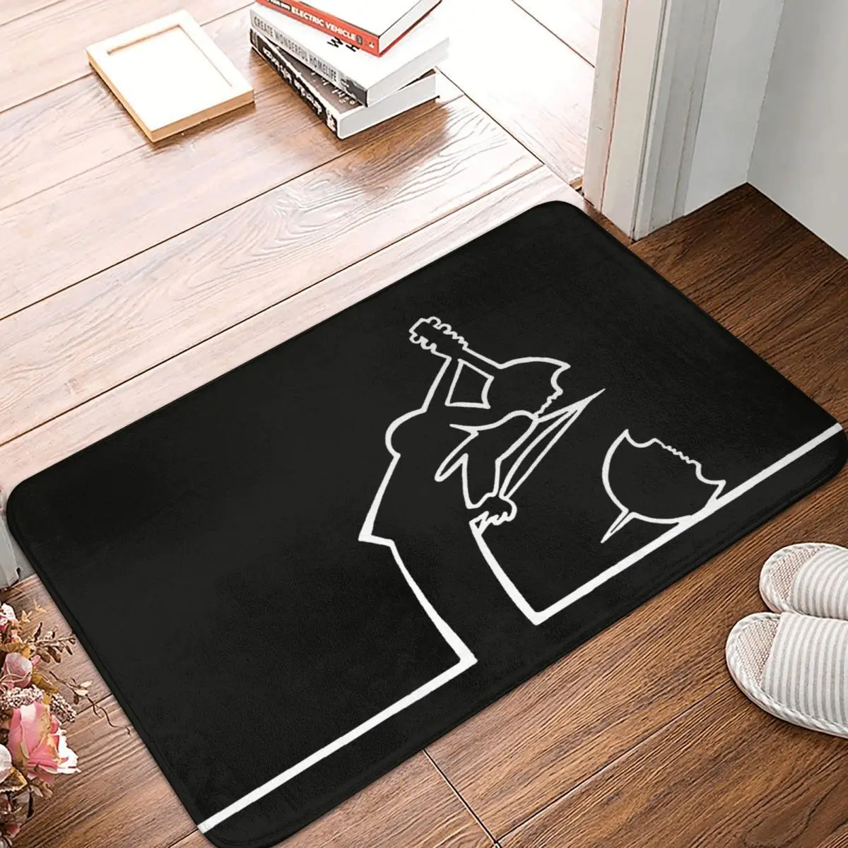 

La Linea The Line TV Series Bath Mat Leisure Doormat Flannel Carpet Outdoor Rug Home Decor