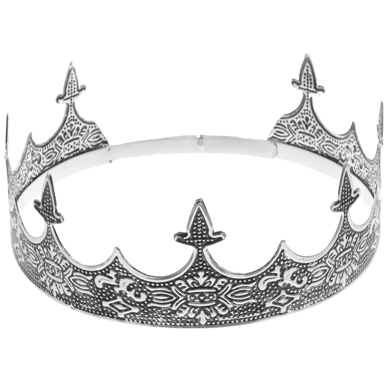 

Металлическая корона в стиле ретро