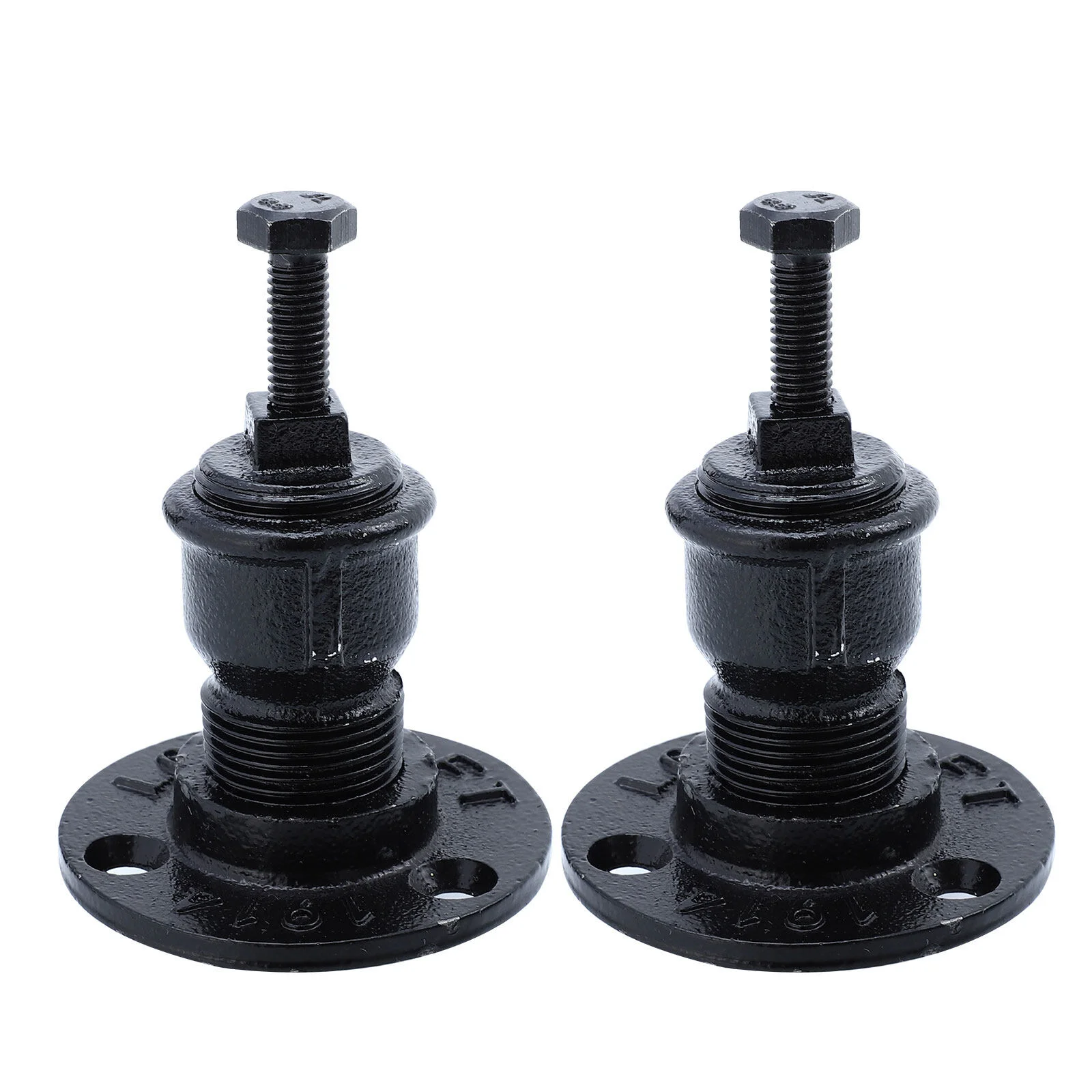 

2pcs Wall Mount Iron Handrails Bracket Support Stair Railing Wall Bracket