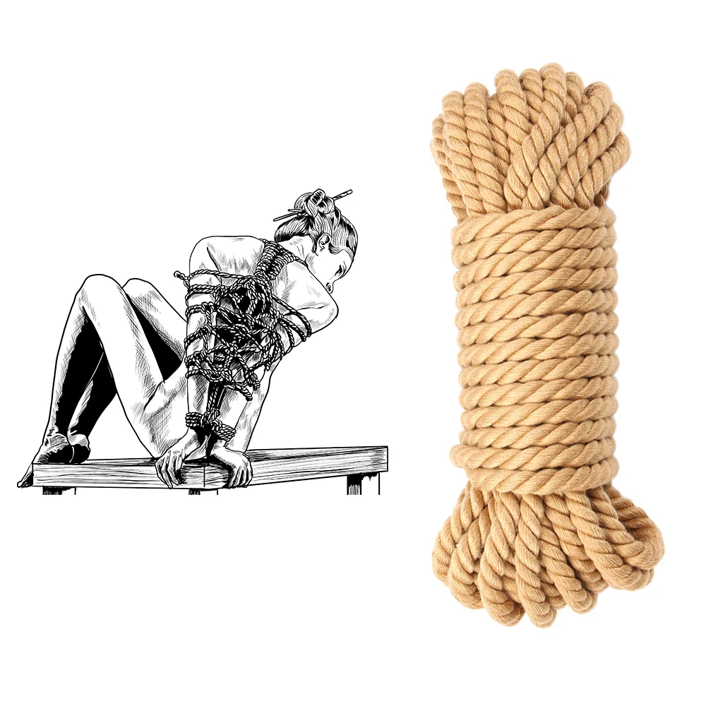 10 Meters Bondage Rope Slave Shibari Rope Adult Supplies Sex Accessories Restraints Postural Fixation Rope Sex Toys for Couples