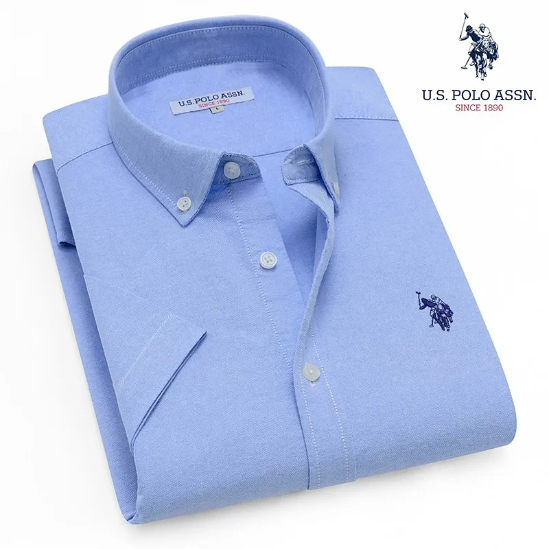 Мужская рубашка-поло из 100% хлопка с коротким рукавом |