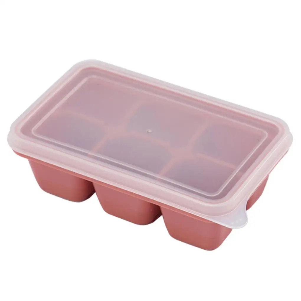 

Поднос для льда, 6 ячеек, мини-подносы для льда, форма для мягких шоколадных конфет с крышкой, форма «сделай сам» для выпечки, форма для льда